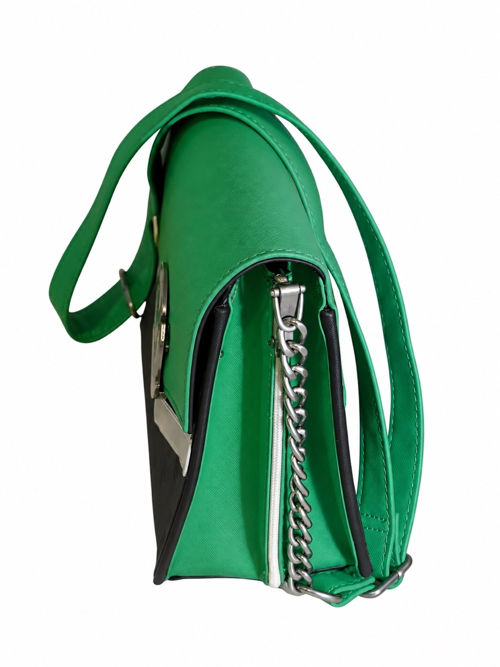 Loungefly Harry Potter Slytherin Crossbody Bag NWOT Green Black + Ravenclaw Pin - Picture 4 of 10